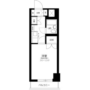 1K Mansion in Komazawa - Setagaya-ku Floorplan
