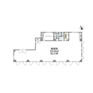 Office - Commercial Property in Minato-ku Floorplan