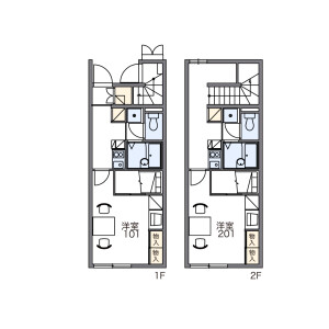 1K Apartment in Omamacho omama - Midori-shi Floorplan