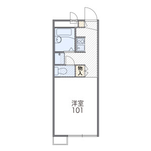 1K Mansion in Sunjiyata - Osaka-shi Higashisumiyoshi-ku Floorplan