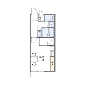 1K Apartment in Otsukacho - Gamagori-shi Floorplan