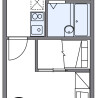 1K Apartment to Rent in Chitose-shi Floorplan