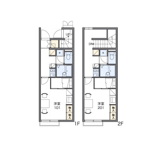 1K Apartment in Sakainocho - Kiryu-shi Floorplan