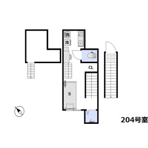 1R Apartment in Sanno - Ota-ku Floorplan