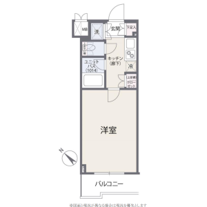 1K {building type} in Nishiochiai - Shinjuku-ku Floorplan