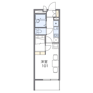 1K Mansion in Takasecho - Moriguchi-shi Floorplan