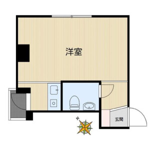 1K {building type} in Honkomagome - Bunkyo-ku Floorplan