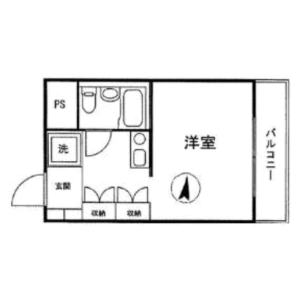 1R {building type} in Kamijujo - Kita-ku Floorplan