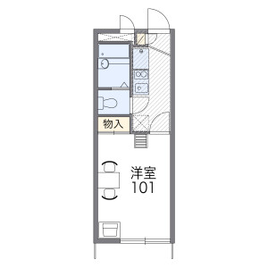 1K Apartment in Unane - Kawasaki-shi Takatsu-ku Floorplan
