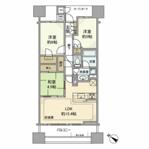 3LDK Mansion in Komatsugawa - Edogawa-ku Floorplan