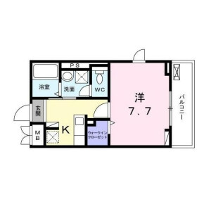 1K Mansion in Kuji - Kawasaki-shi Takatsu-ku Floorplan