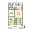涩谷区出租中的3LDK公寓大厦 楼层布局