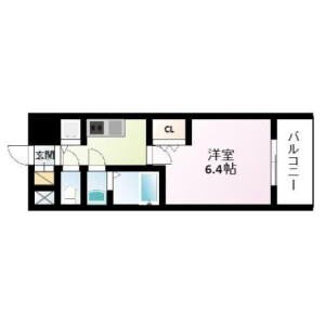 1K Mansion in Hiroshibacho - Suita-shi Floorplan
