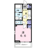 1K Apartment to Rent in Musashino-shi Floorplan