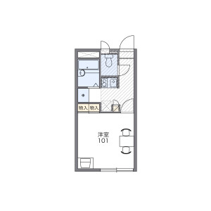 1K Apartment in Kozu - Odawara-shi Floorplan