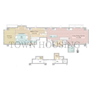 1LDK Mansion in Kamiosaki - Shinagawa-ku Floorplan