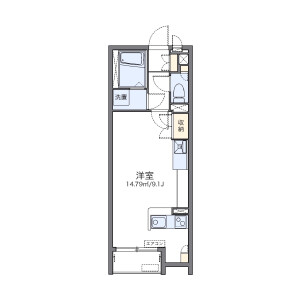 1R Apartment in Tenjincho - Kofu-shi Floorplan