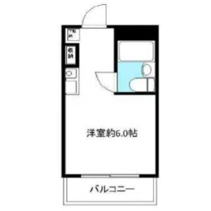 1R {building type} in Sandamachi - Hachioji-shi Floorplan