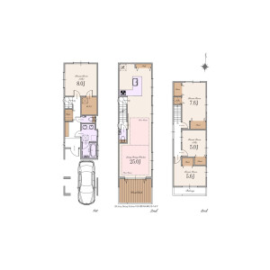 4LDK House in Himonya - Meguro-ku Floorplan
