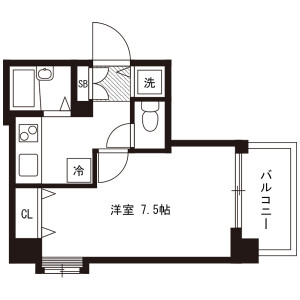 1K Mansion in Toyotamakami - Nerima-ku Floorplan