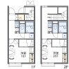 1K Apartment to Rent in Tatsuno-shi Floorplan