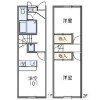 2DK Apartment to Rent in Ueda-shi Floorplan