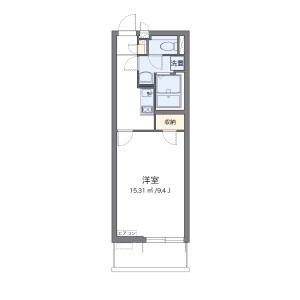 1K Mansion in Yachiyodai kita - Yachiyo-shi Floorplan