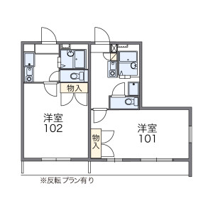 1K Apartment in Yashio - Yashio-shi Floorplan