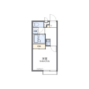 1K Apartment in Ichinotanicho - Kobe-shi Suma-ku Floorplan