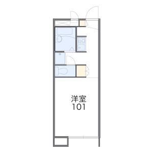 1K Apartment in Shimmeiminami - Adachi-ku Floorplan