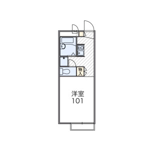 1K Apartment in Okurayama - Yokohama-shi Kohoku-ku Floorplan