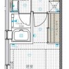 1K Apartment to Rent in Koto-ku Layout Drawing