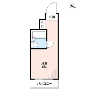 1R {building type} in Nishigotanda - Shinagawa-ku Floorplan