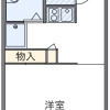 1K Apartment to Rent in Mito-shi Floorplan