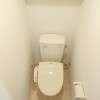 横浜市港北区出租中的1K公寓大厦 厕所