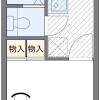 埼玉市南区出租中的1K公寓 楼层布局