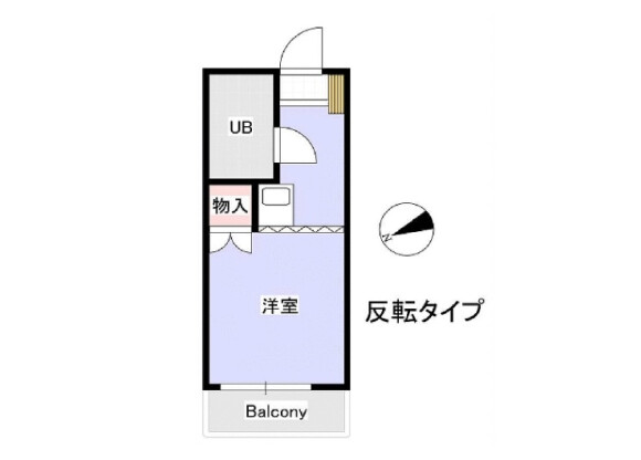 1K Apartment to Buy in Tokorozawa-shi Floorplan