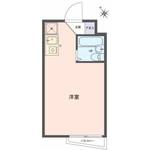 1R {building type} in Wakabayashi - Setagaya-ku Floorplan
