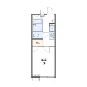 1K Mansion in Hagiyamacho - Higashimurayama-shi Floorplan