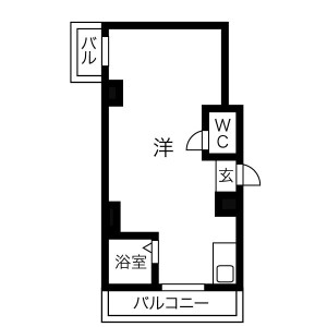 1R Mansion in Kokubunji - Osaka-shi Kita-ku Floorplan