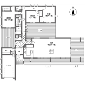 3LDK {building type} in Hotchi - Kitasaku-gun Karuizawa-machi Floorplan
