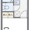 茨木市出租中的1K公寓 房屋布局