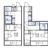 1K Apartment to Rent in Chiba-shi Hanamigawa-ku Floorplan