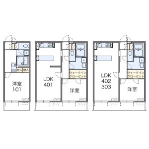 1K Mansion in Hanegi - Setagaya-ku Floorplan