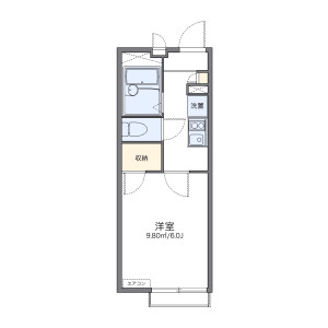 1K Apartment in Midorigaoka - Sagamihara-shi Chuo-ku Floorplan