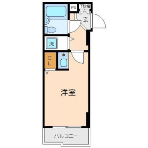 1R {building type} in Namamugi - Yokohama-shi Tsurumi-ku Floorplan