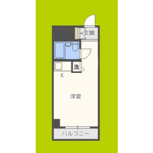 1R Mansion in Kozu - Osaka-shi Chuo-ku Floorplan
