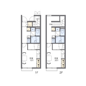 1K Apartment in Kisaichi(chome) - Katano-shi Floorplan