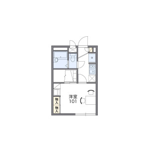 1K Apartment in Hasune - Itabashi-ku Floorplan