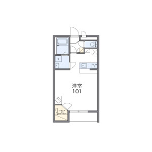 1K Apartment in Shonai takaramachi - Toyonaka-shi Floorplan